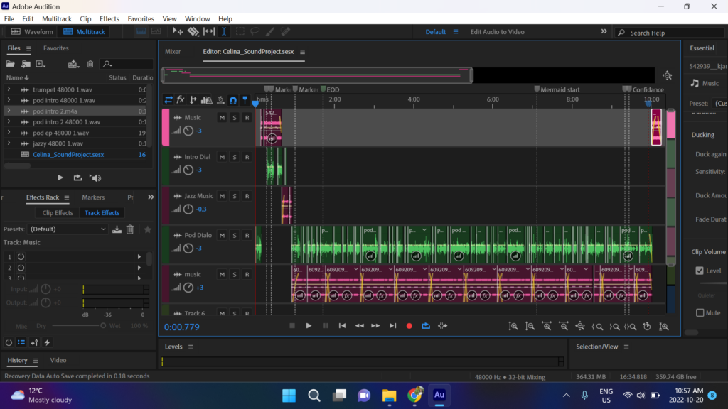 Adobe Audition Screenshot