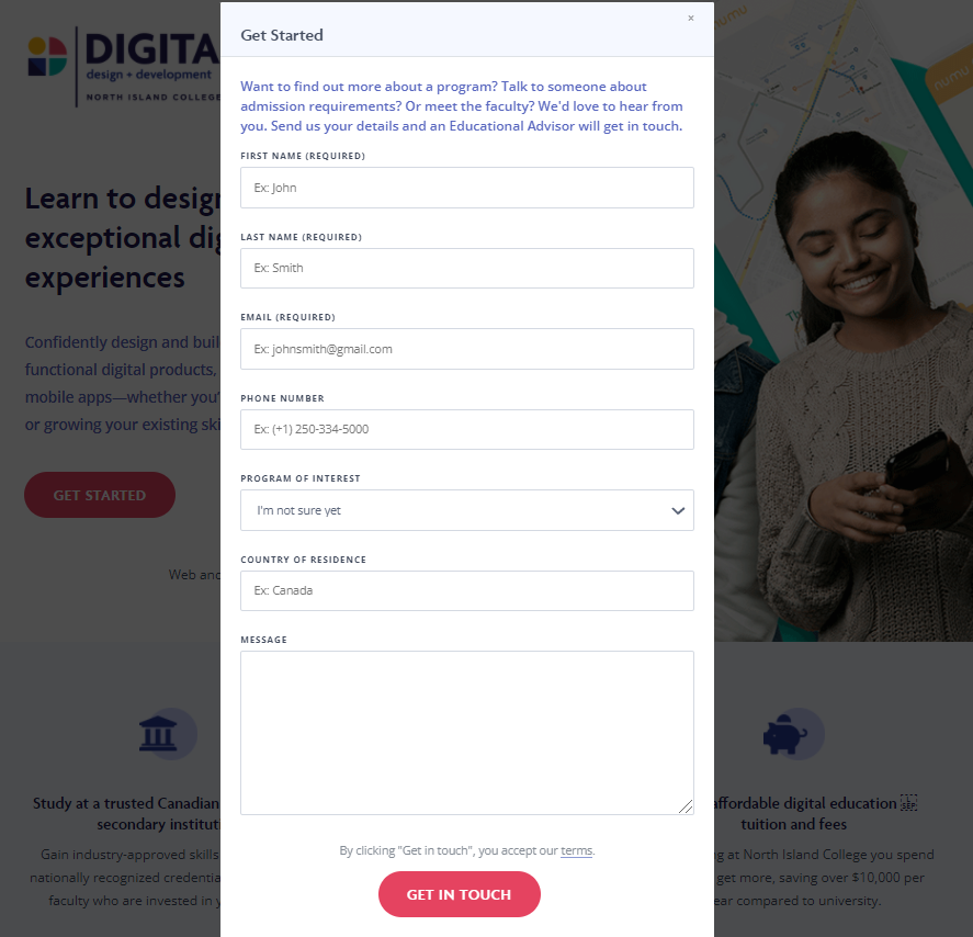 Digital Design - Contact Form
