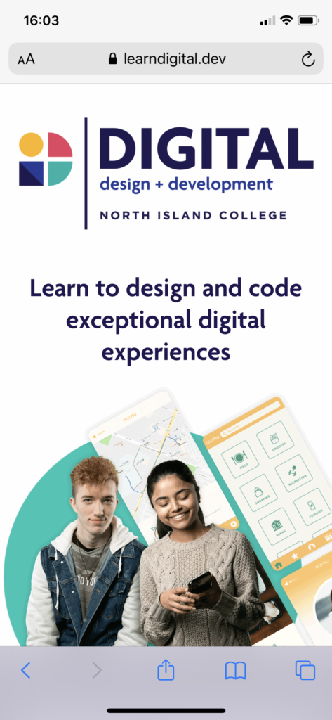 Digital Design and Development - Mobile Version